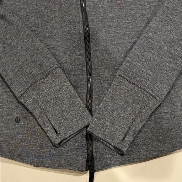 lululemon athletica Men’s Dark Gray Hooded Zip Cardigan - Picture 1 of 13